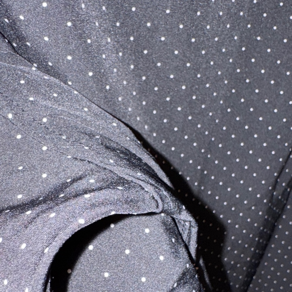 Denim & Flower- NWT  Black Polka Dot Button Down Shirt Size Large - Picture 15 of 15